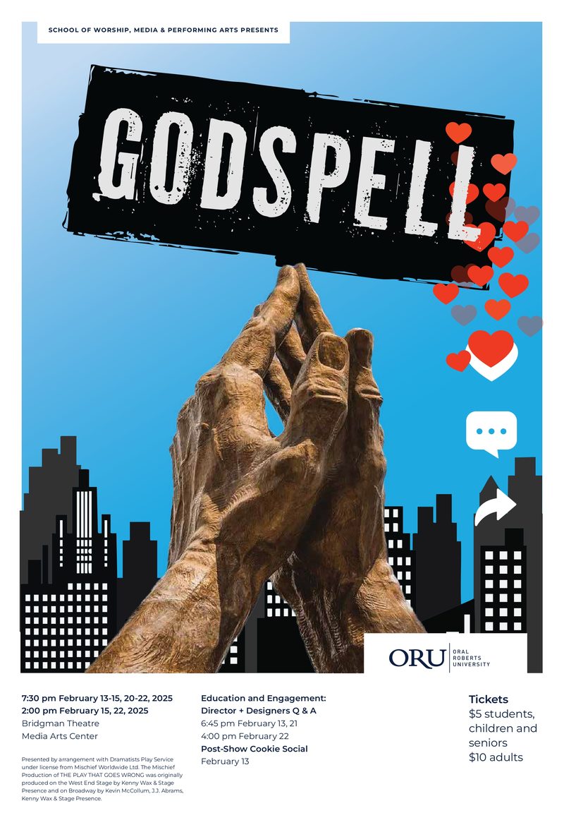 Godspell musical poster